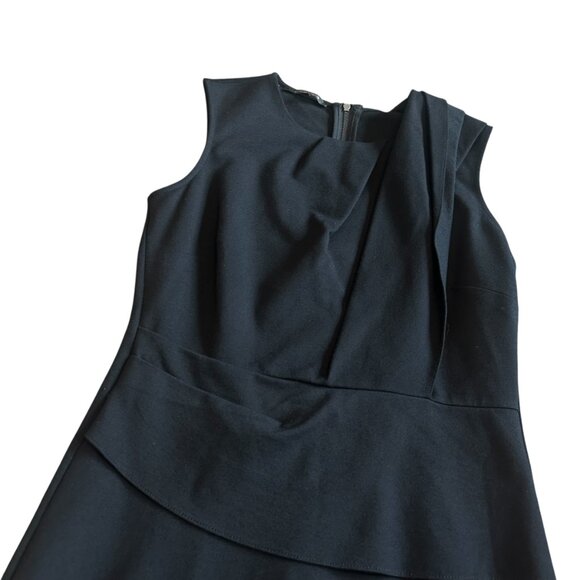 Kobi Halperin Black Shift Dress Sleeveless Defined Waist Stretch Size 2 Women's - Picture 6 of 12
